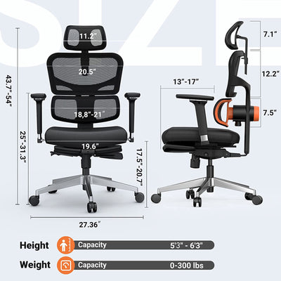 NEWTRAL NT002Pro +FR Ergonomic Chair Office Chair