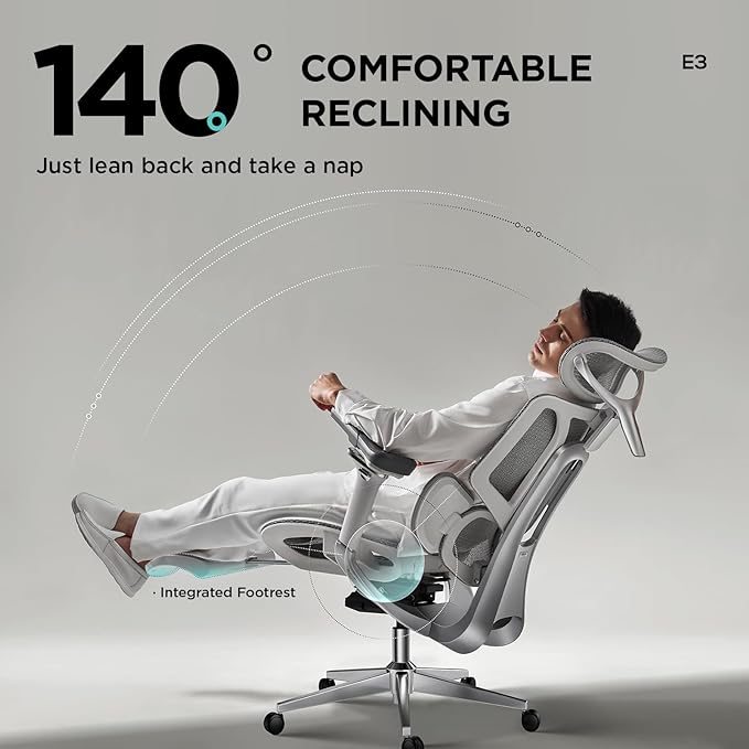 黑白調 HBADA E3 Pro Plus Ergonomic Office Chair 人體工學椅