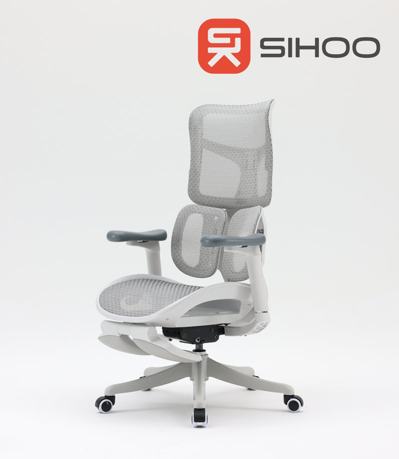 西昊 S50 人體工學椅 辦公椅 全網連腳踏