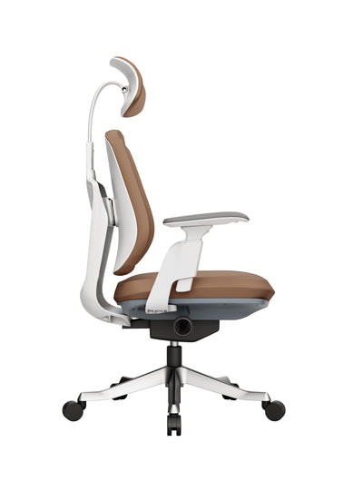 Protectwo Double Back leather Ergonomic Office Chair -TL92L W/B