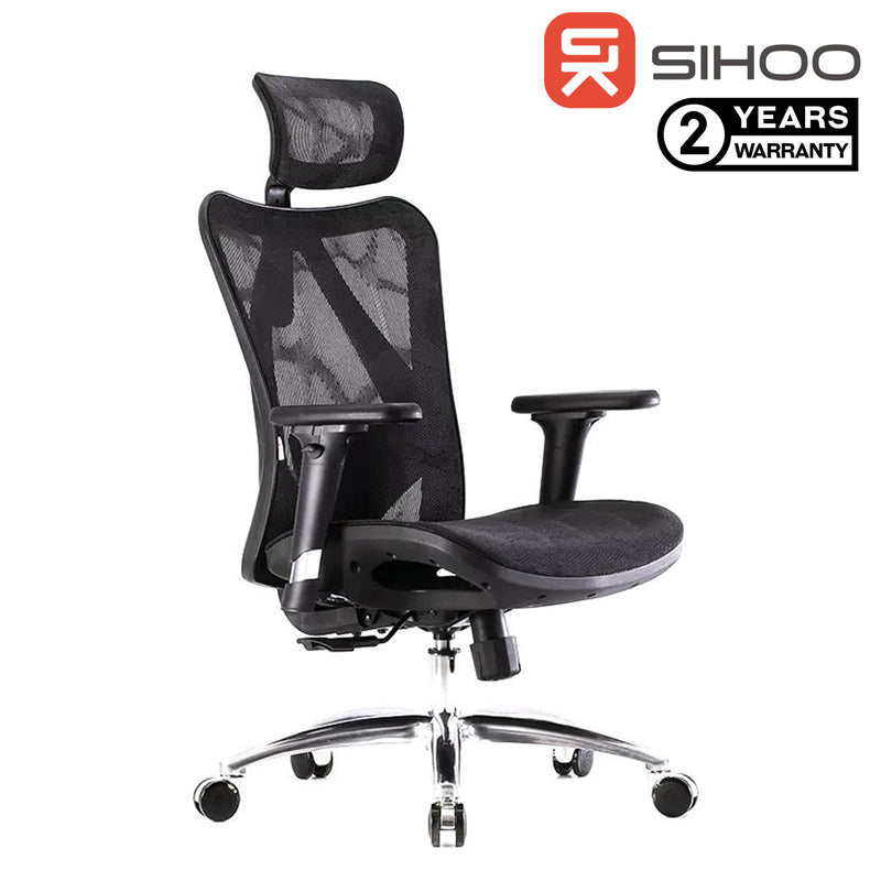 SIHOO M57 高背人體工學椅辦公椅黑框